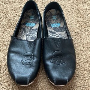 Toms Star Wars X Vader/Storm Trooper/Dark Side Themed Flats